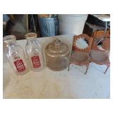 Kerosene Jar/Milk Bottles/ Copper themed Decor