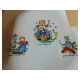 3 Piece Childrens set of Dishes - NIB - Firestone Advertising