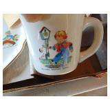 3 Piece Childrens set of Dishes - NIB - Firestone Advertising