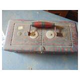 Folk Art Box --  For Something - - -8 x 12 or so