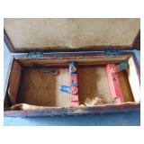 Folk Art Box --  For Something - - -8 x 12 or so