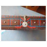 Folk Art Box --  For Something - - -8 x 12 or so