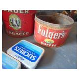 Selection of Vintage Tins