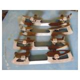 2 pairs Vintage Ice Skates - decor