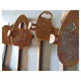 2 pairs Vintage Ice Skates - decor