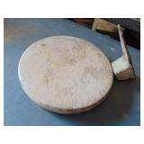 Wooden Fold Down Seat - With Bracket