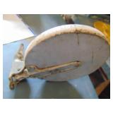 Wooden Fold Down Seat - With Bracket