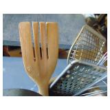 Crock Full of Kitchen Utensils