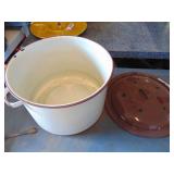 Enamelware Water Bath/Steam pot