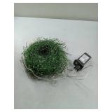 (UNUSED) Warm White LED Bundle of String Lights with Green Wire, Unknown Length or Quantity of Lights