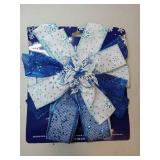 FACTORY SEALED - Winter Snowflake Glitter Bow