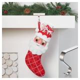 (UNUSED) HUANGGG Christmas Stocking Holders Metal Hanging Hooks for Fireplaces and Mantel Decoration Metal Festival Accessories Hanger