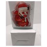 Vintage Ceramic Santa Claus Figurine (White is flaking)