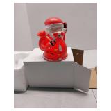 Vintage Ceramic Santa Claus Figurine (White is flaking)