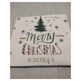 (UNUSED) 2024 Personalized Wooden Christmas Ornament Set - Retail: $25