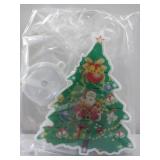 FACTORY SEALED - WHNICUST Christmas Window Hanging Lights with Suction Cup, LED Christmas Sucker Lights for Window Door Decor Xmas Tree Hanging Ornaments (Christmas Tree)