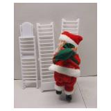 Climbing Santa with Ladder Christmas Decoration (Tested works but no star)