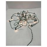 Holiday Pride 35 Clear Mini Lights Green Wire - 35 Count Warm White Christmas Lights - Mini Christmas Tree Lights - UL Listed - Indoor - Static and Blinking Modes - Connectable