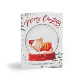 FACTORY SEALED - Pregnancy Announcement Christmas Card - Pregnancy Reveal for Grandparents to Be Christmas Card