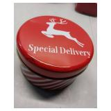 Set of 3 tins. Few dents and a scratch