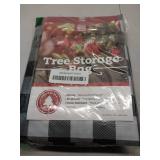 FACTORY SEALED - Plaid Storage Bag with Safety Warning
