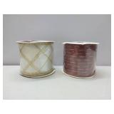 APPEARS NEW - Holiday Gift Wrapping Set and Ribbons, 6 gift bags and 2 ribbons.