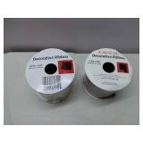 APPEARS NEW - Holiday Gift Wrapping Set and Ribbons, 6 gift bags and 2 ribbons.