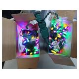 APPEARS NEW - 2 Pack Holiday Style 100 LED Mini Multi-Color String Lights (2 Boxes)