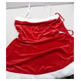 Mrs Claus Holiday Mini Dress. Size M (belt missing)