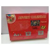 FACTORY SEALED - Jigsaw Puzzle Advent Calendar 2025,1600 Piece Transparent Plastic with Stained Glass Nativity Theme,24 Day Christmas Countdown,No Missing Piece Ever Gift for Kids Adults,28.2 * 18 inc