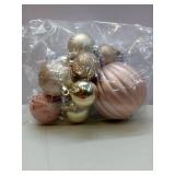 Mixed Metallic Christmas Ornament Set