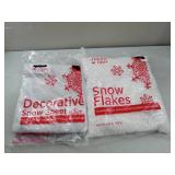 APPEARS NEW - Holiday Style Decorative Snow Flakes Sheet