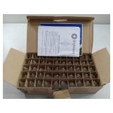 APPEARS NEW - C7 Led Replacement Christmas Light Bulbs, 50-Pack C7 Shatterproof Led Bulbs with E12 Candelabra Base for Christmas String Lights, Waterproof & Dimmable Christmas Village Bulbs - Warm Whi