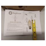 APPEARS NEW - 50 Pack C7 Led Replacement Christmas Light Bulb, C7 Shatterproof Led Bulbs for Christmas String Lights, E12 Candelabra Base, Commercial Grade Dimmable Holiday Bulbs, Warm White