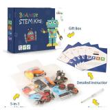 STEM Kits for Kids Crafts 6-8 8-12, Boys Gifts Toys for 6 7 8 Year Old Boy Birthday Gift Ideas, STEM Toys Crafts 6+ 7+ yr, Robotics Science Kits Activities Robot Building Age 8-10 9 10 11 12 13 14