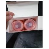 PopYum 9 oz Orange Anti-Colic Formula Making/Mixing/Dispenser Baby Bottles, 2-Pack with #2 Medium Flow Nipples, 260 ml, BPA-Free, Natural Latch