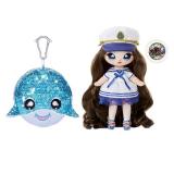 Na! Na! Na! Surprise 2-in-1 Fashion Doll and Sparkly Sequined Purse Sparkle Series Sailor Blu, 7.5 Sailor Doll , Blue ( Packaging May Vary )