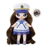 Na! Na! Na! Surprise 2-in-1 Fashion Doll and Sparkly Sequined Purse Sparkle Series Sailor Blu, 7.5 Sailor Doll , Blue ( Packaging May Vary )