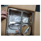 XINGQI Brushed Nickel Ceiling 4-Light 13