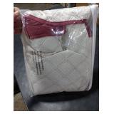 Ruaozz 100% Waterproof Recliner Chair Cover Non-Slip Oversized Reclining Cover for Large Recliner Chair Washable Chair Seat Cover with Elastic Straps for Kids, Dogs, Pets (Wine, 28