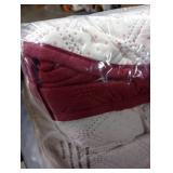 Ruaozz 100% Waterproof Recliner Chair Cover Non-Slip Oversized Reclining Cover for Large Recliner Chair Washable Chair Seat Cover with Elastic Straps for Kids, Dogs, Pets (Wine, 28