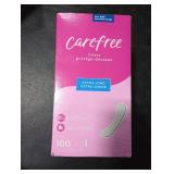 Carefree Panty Liners for Women, Extra Long, Unwrapped, Unscented, 100ct | Pantiliners, Carefree, Daily for Women, Light Periods and Leaks, 8-Hour Odor Control|100ct (Packaging May Vary)