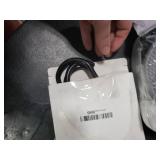 Scartink 6PCS Black Heavy Duty Bike Storage Hooks Bicycle Wall Mounted Hooks Large Screw Hooks for Wall,Ceiling