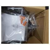 Farmhouse Black Pendant Light for Kitchen Island Industrial Hanging Lantern Fixture Modern Metal Cage Lamp Chandelier Lighting for Dining Room Hallway, 49in Adjustable Chain for Flat & Sloped Ceil