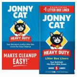 Jonny Cat Litter Box Liners: Heavy Duty - Tear & Leak Resistant - Drawstring Close - Jumbo, 5 Count