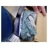 MIULEE Dusty Blue Navy Farmhouse Throw Pillow Covers 18x18 Inch Set of 4 Boho Patchwork Gradient Cushion Cases Western Modern Pillow Cases Corduroy Home Decor for Couch Sofa Living Room Bed