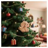 Apricot Lamb Cute Toys Plush Taupe Labrador Dog Puppy Stuffed Animal Soft Keychain for Kids Bag, Purse, Backpack, Handbag