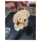 Apricot Lamb Cute Toys Plush Taupe Labrador Dog Puppy Stuffed Animal Soft Keychain for Kids Bag, Purse, Backpack, Handbag