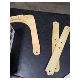 Poils bebe L Shape Cat Scratcher, 26.8 Inch Cat Scratchers for Indoor Cats, Protecting Furniture Cat Scratch Pad, Cardboard Cat Scratching with Ball Toy, Catnip, Large