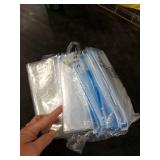 Fygrip 10 Pack Small Vacuum Storage Bags with Hand Pump, Plastic Packaging Bags, 80% Space Saver Vacuum Seal Bags for Clothing, Travel Lugggage, Blankets, Comforters